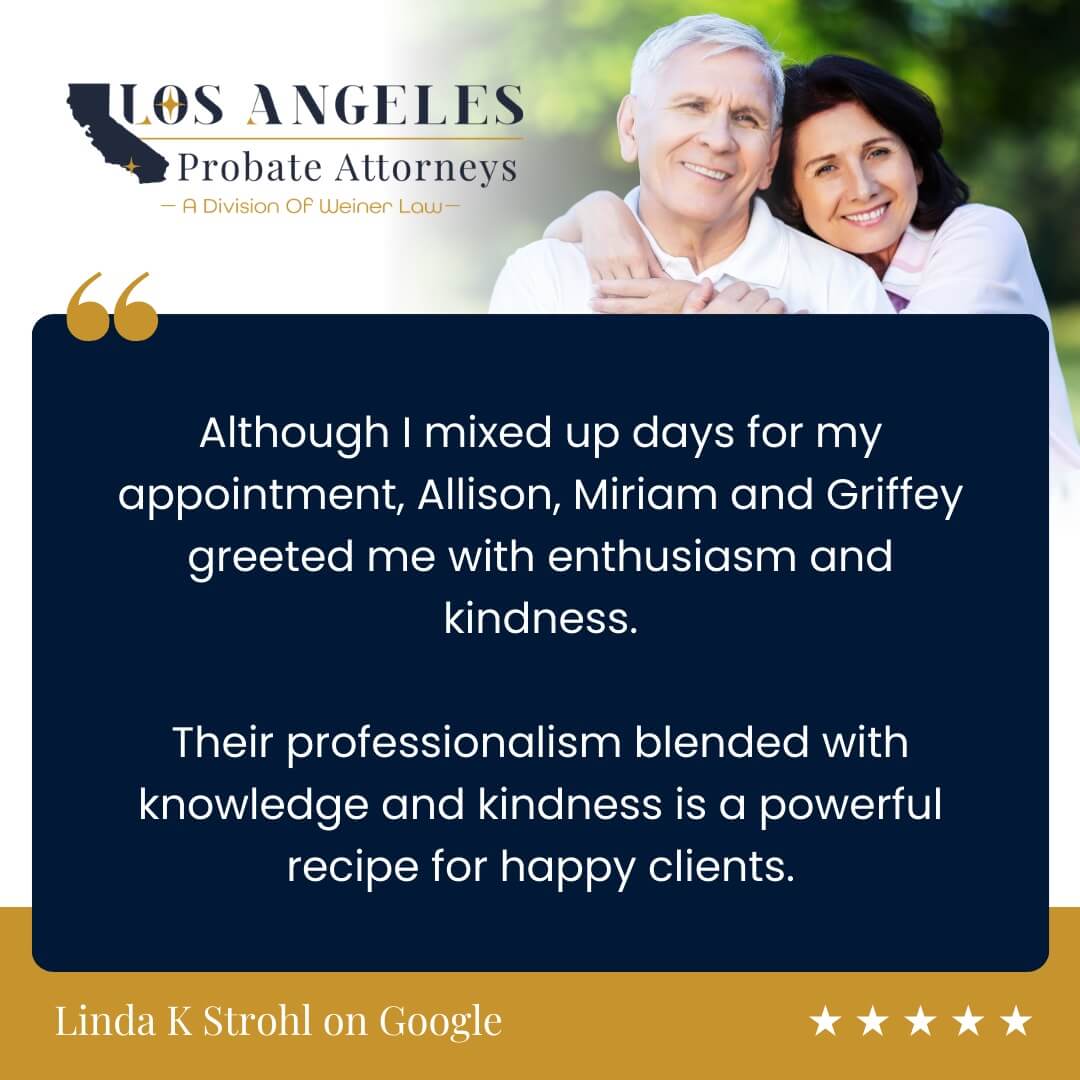 Los Angeles Probate Attorneys Review Image Linda K Strohl On Google