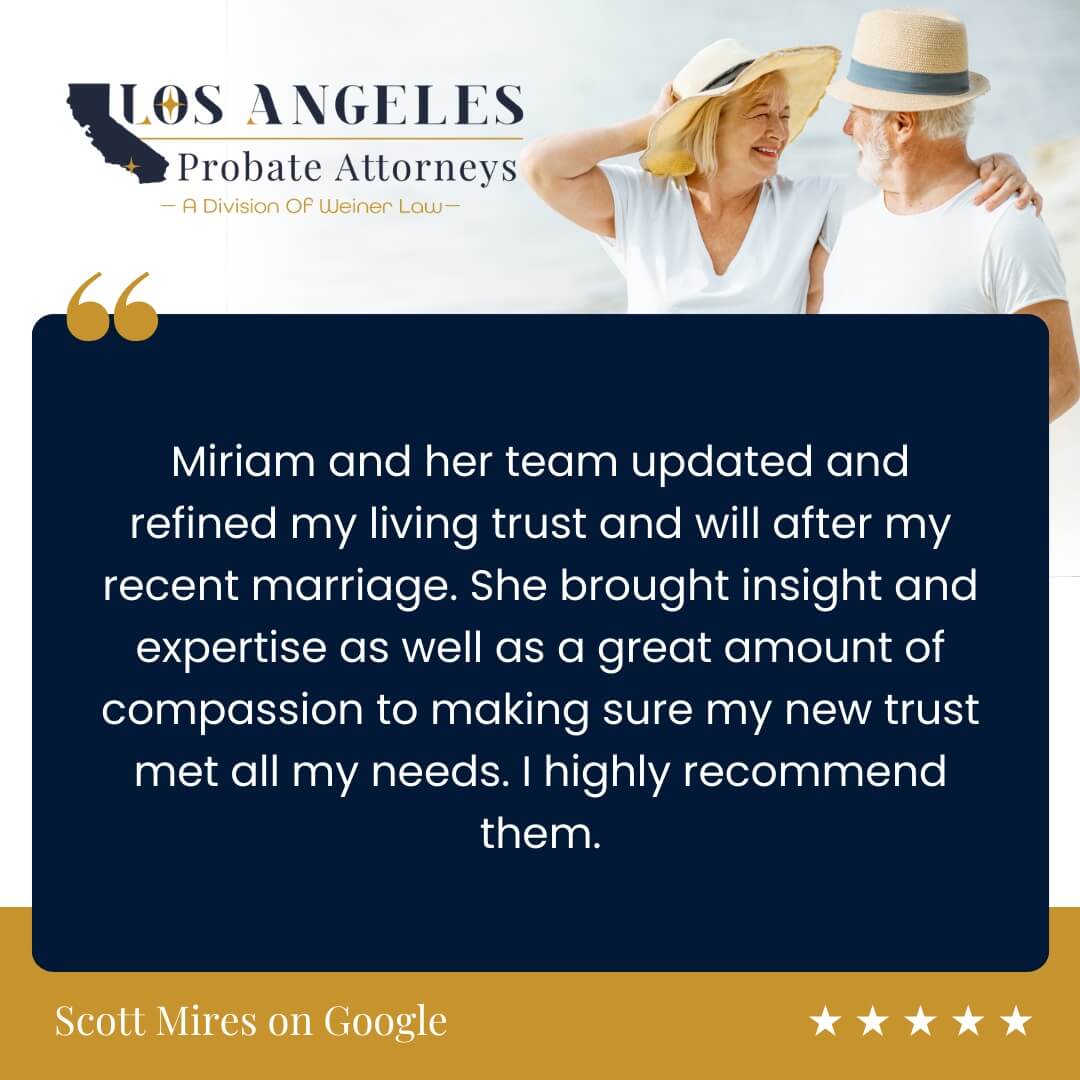 Los Angeles Probate Attorneys Review Image Scott Mires On Google